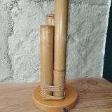 Vintage wooden table lamp – 1960s/70s