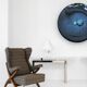 Contemporary Pair of Demilune Consoles Made Of White Quartz & Steel