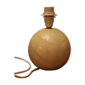 Pied de lampe boule en albâtre