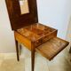 19th century walnut pegged currency exchange office