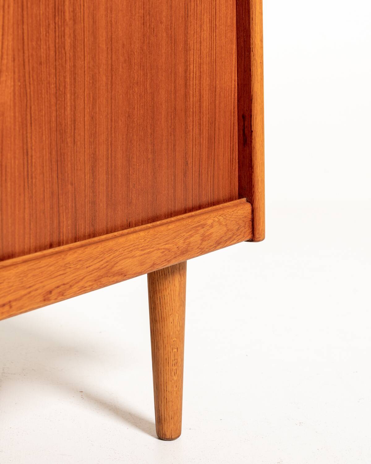 Scandinavian teak bookcase with writing desk, 1960s
