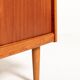 Scandinavian teak bookcase with writing desk, 1960s