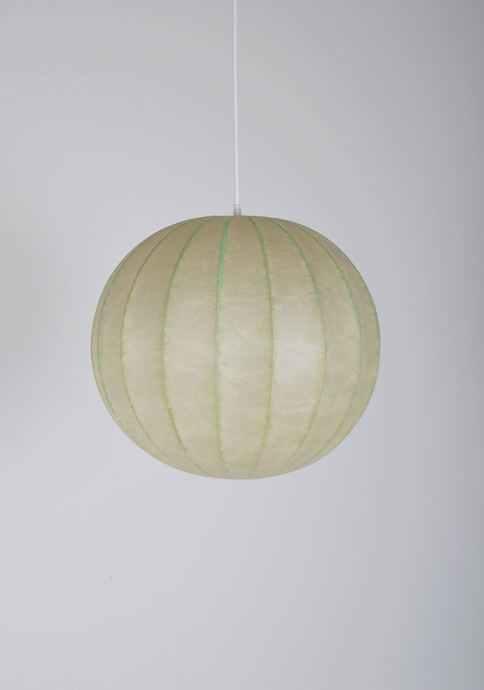 Vintage cocoon pendant lamp by Goldkant Leuchten, 1960s