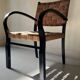 Scandinavian armchair in wood and rope by Axel Larsson, 1950