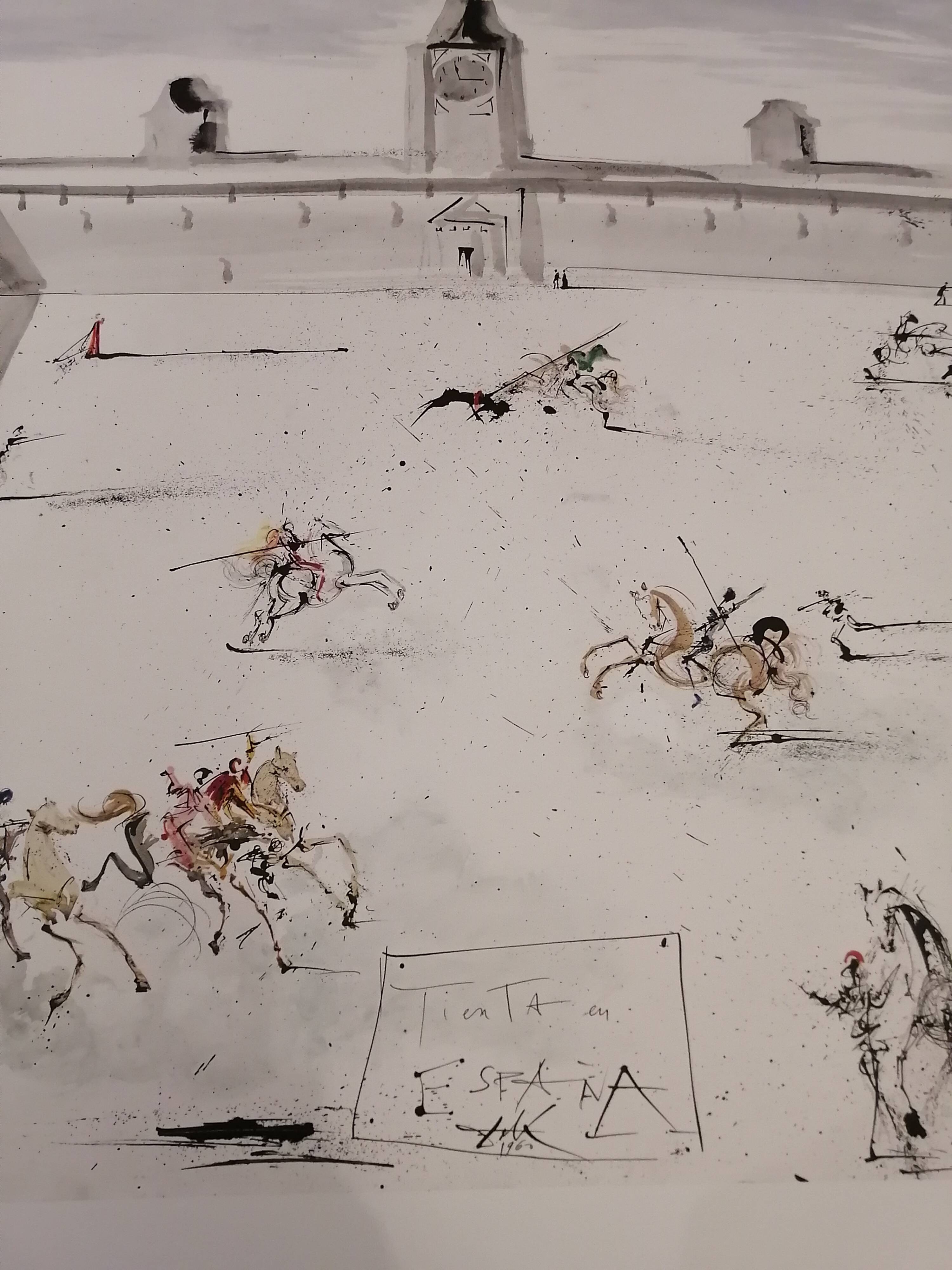 Salvador Dali (1904-1989) Tenta in Spain