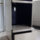 Cream lacquered HFI TV cabinet by David Lange
