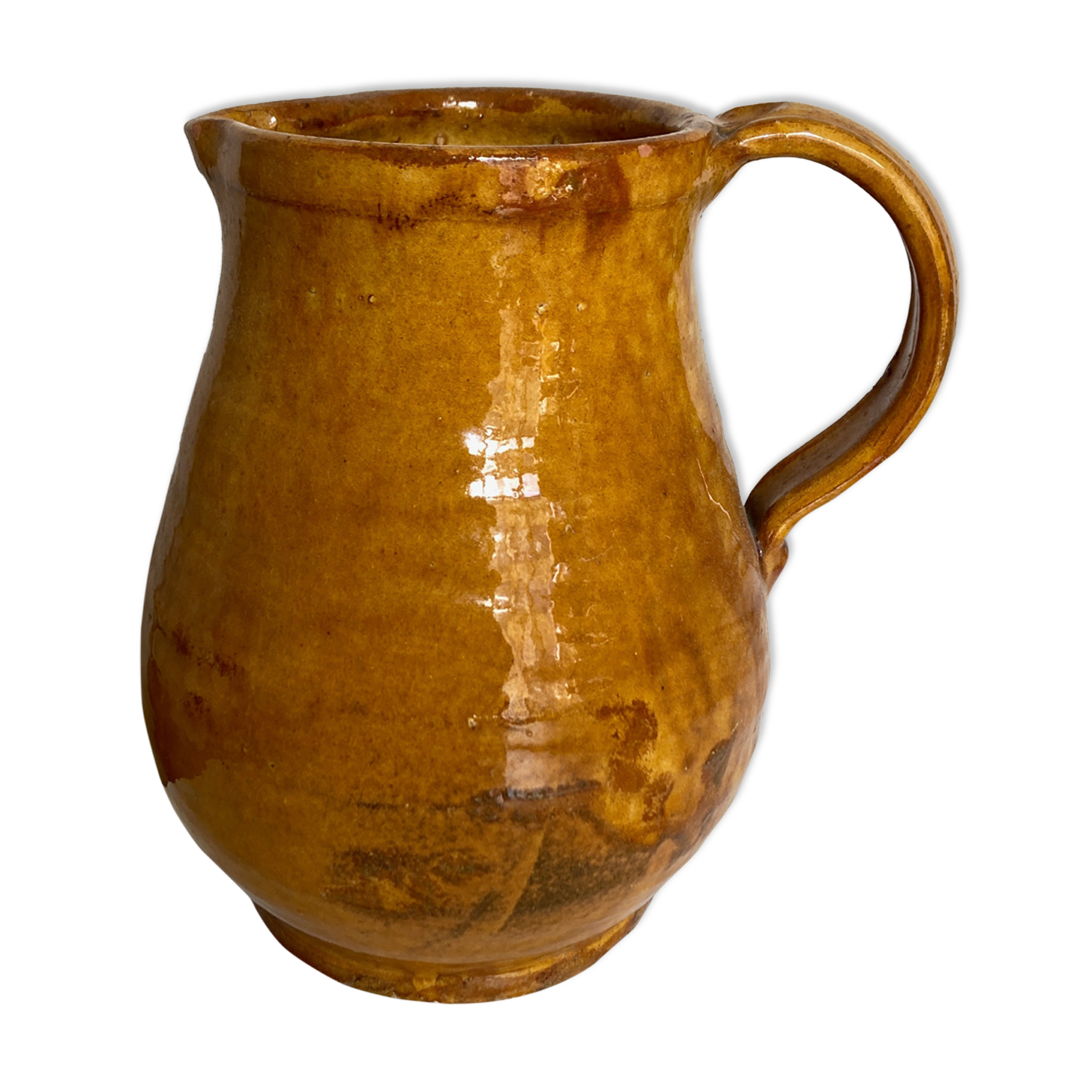 Pitcher of glazed earth Provence 1950
