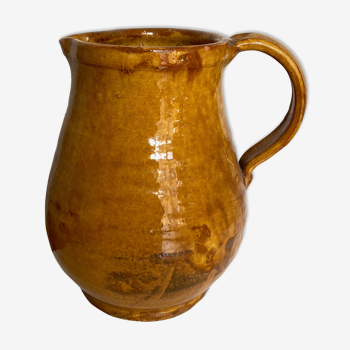 Pitcher of glazed earth Provence 1950