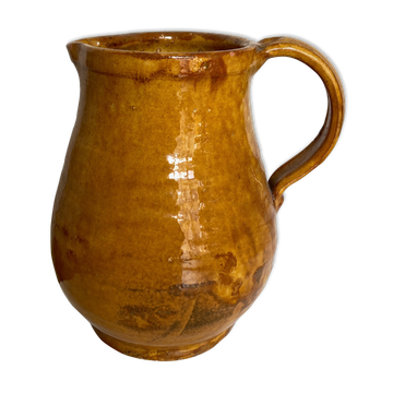 Pitcher of glazed earth Provence 1950