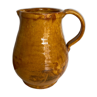 Pitcher of glazed earth Provence 1950