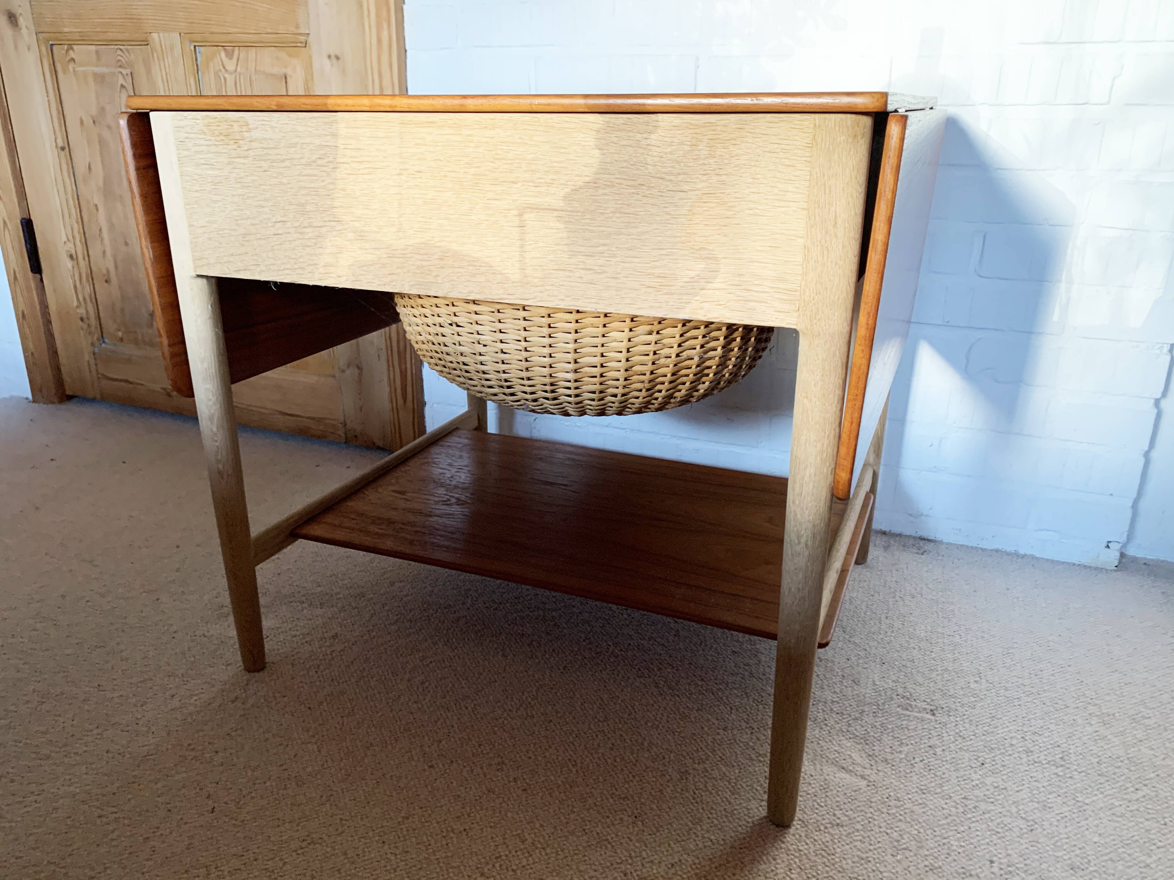 Danish design sewing table Hans Wegner edition Andréas Tuck 1950
