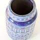Vintage Scheurich Inka Vase, Blue Ceramic, West Germany