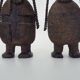 Pair of African fertility doll sculptures Namji Cameroon. 70