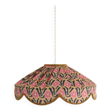 Suspension forme florale imprimée "Cosette goa flowers"