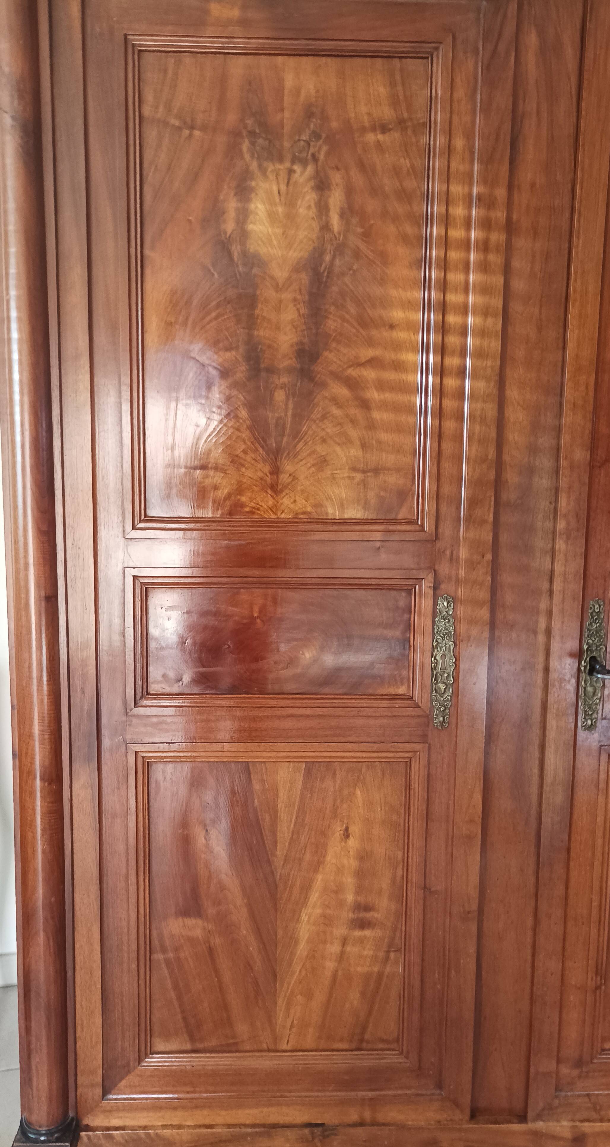 Empire walnut wardrobe