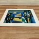 Lithograph signed "Albert Ferenz" Design 1950.