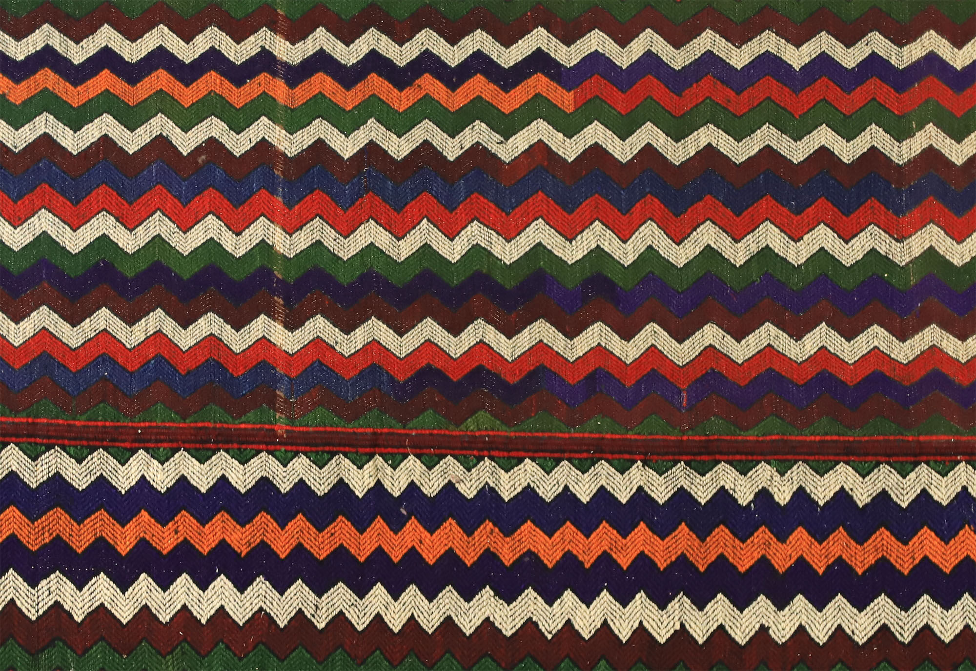 Anatolian handmade kilim rug 226 cm x 132 cm