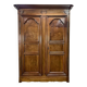 18th century walnut castle wardrobe - fully removable