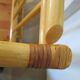 Vintage - Set of 2 woven rattan, bamboo and wood armchairs - Natural colour - 1980s