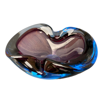 Cendrier en cristal de Murano 1970