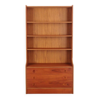 Teak bookcase, Danish design, 1960s, production: Denmark