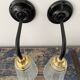 Set of two Art Deco wall lamps