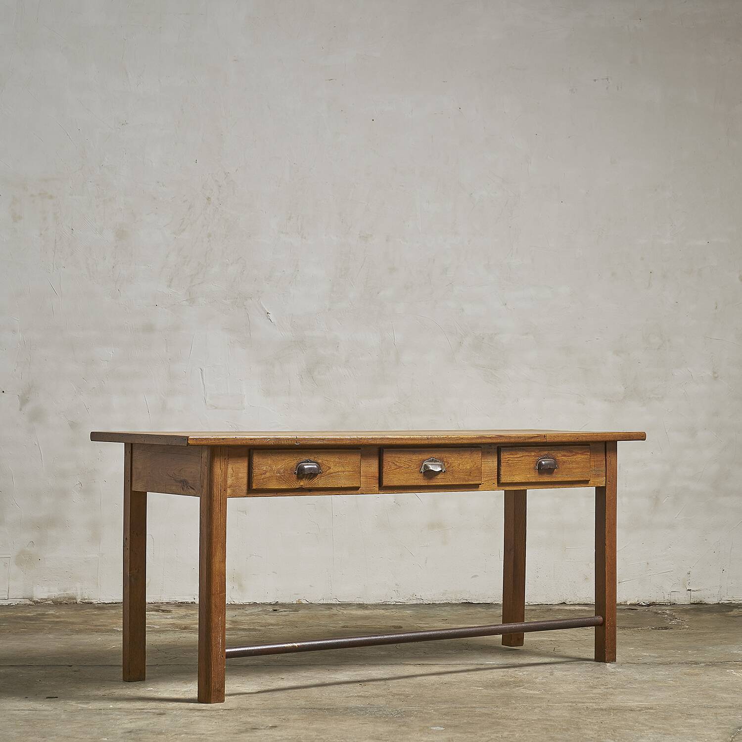 school desk with 3 drawers