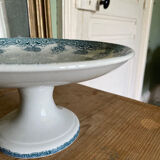 Old dessert service, compotier flat plates iron Prima Saint Amand