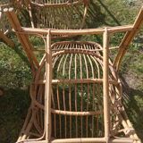 Vintage rattan table and chairs