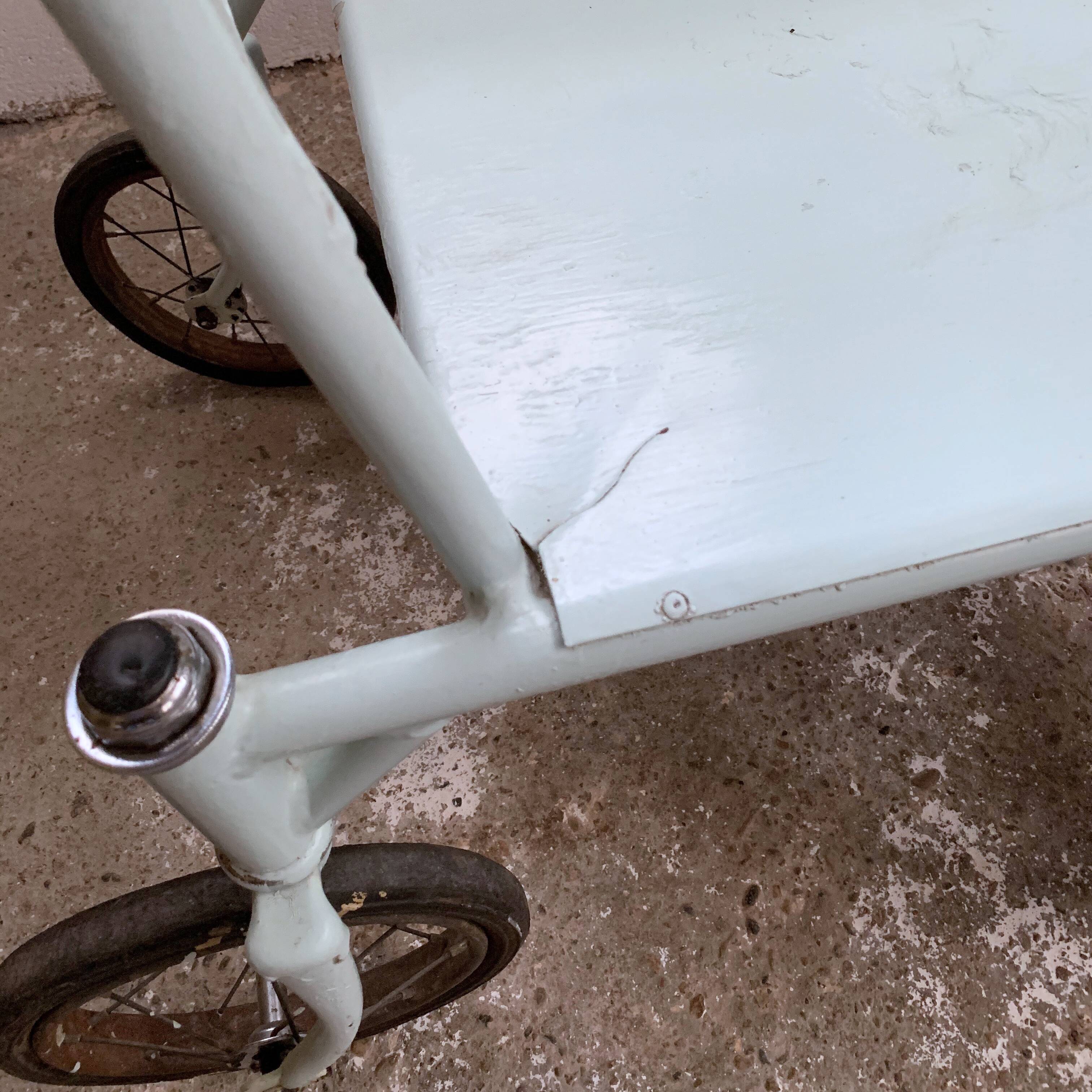 Former hospital wheelchair in the early 20th century