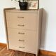 Mocha compass foot chest of drawers