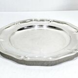 Christofle - Silver-plated metal rimmed plate