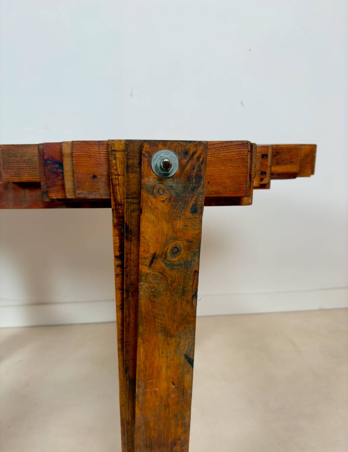 Designer desk, console table and matching stool