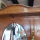 Gold oak coat holder