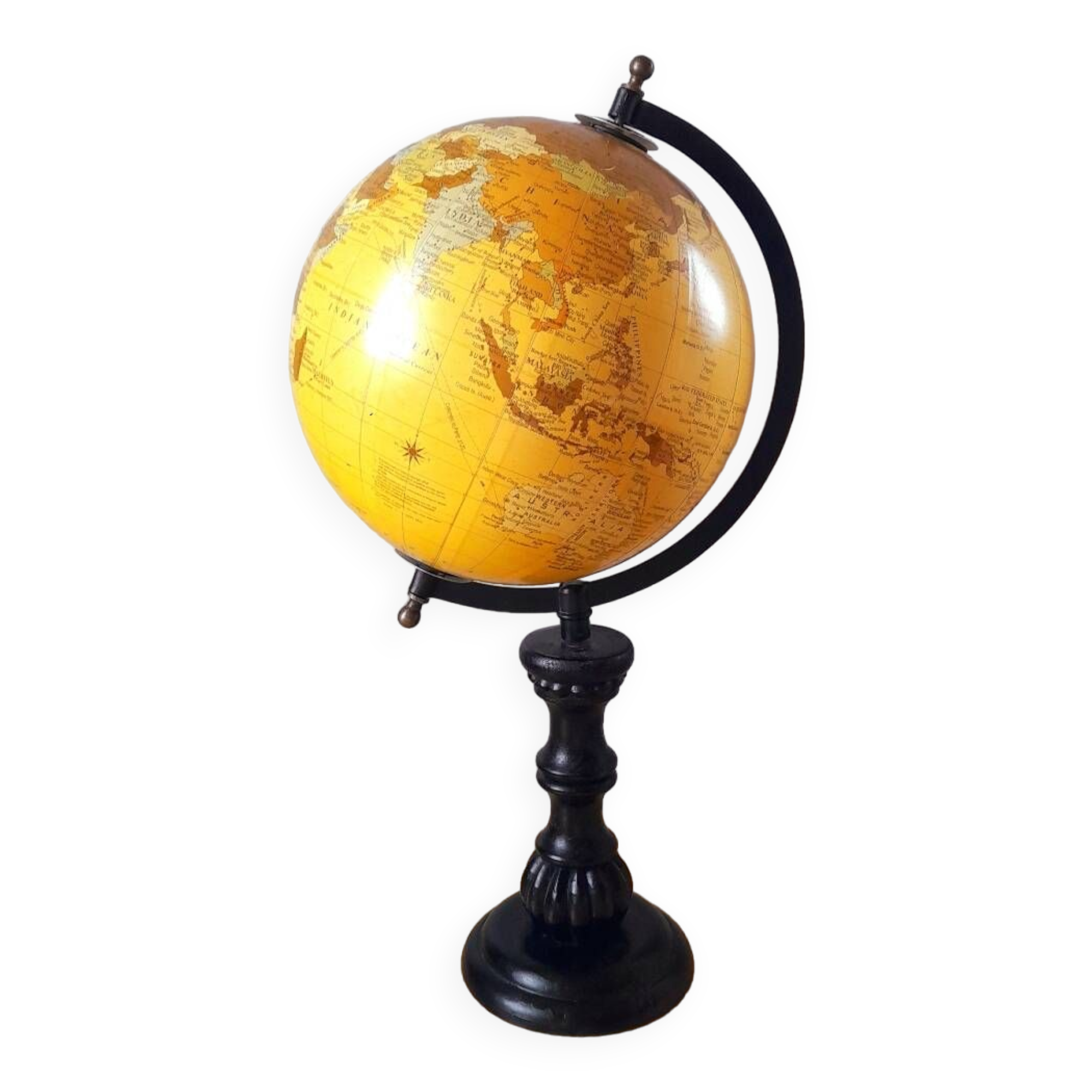 Napoleon 3 style terrestrial globe