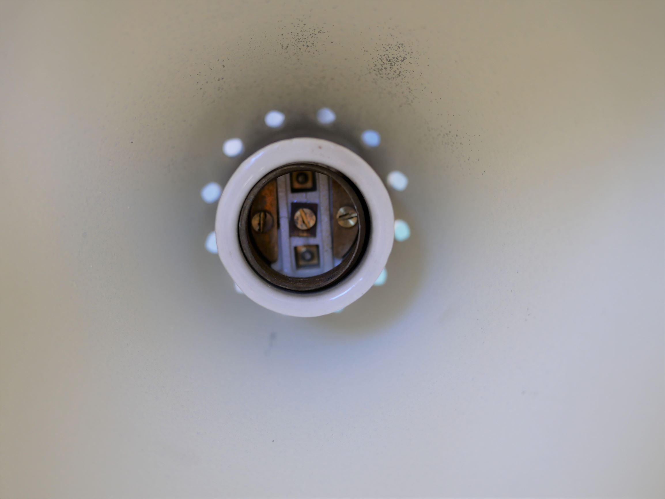 Pair of industrial arm wall lights, 60 years