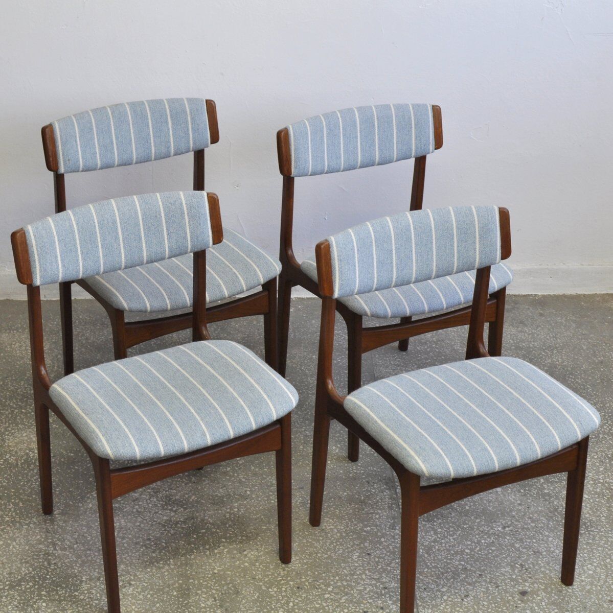 Set of 4 chairs by T.S.M in Denmark in the 1970