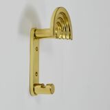 13 Postmodern Brass Wall Hooks by Ettore Sottsass, 1985, Valli & Valli Italy