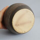 Jungnickel vase, Mid Century Studio Keramik, bulbous flower vase, ball vase