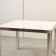 Artifort Dutch Design White Marble & Aluminium Dining Table by Kho Liang