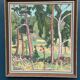 Huile su panneau suédoise – « Forêt » par Bertil Lundgren (1900–1979)
