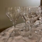 Verres gravés anciens