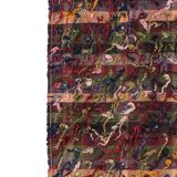 Vintage Turkish rug from Oushak, hand-woven 121x148 cm