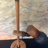 Lampe de bureau en bois année 60/70 Temde