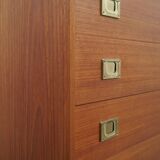 Teak chest of drawers, Danish design, 1970s, production: Denmark