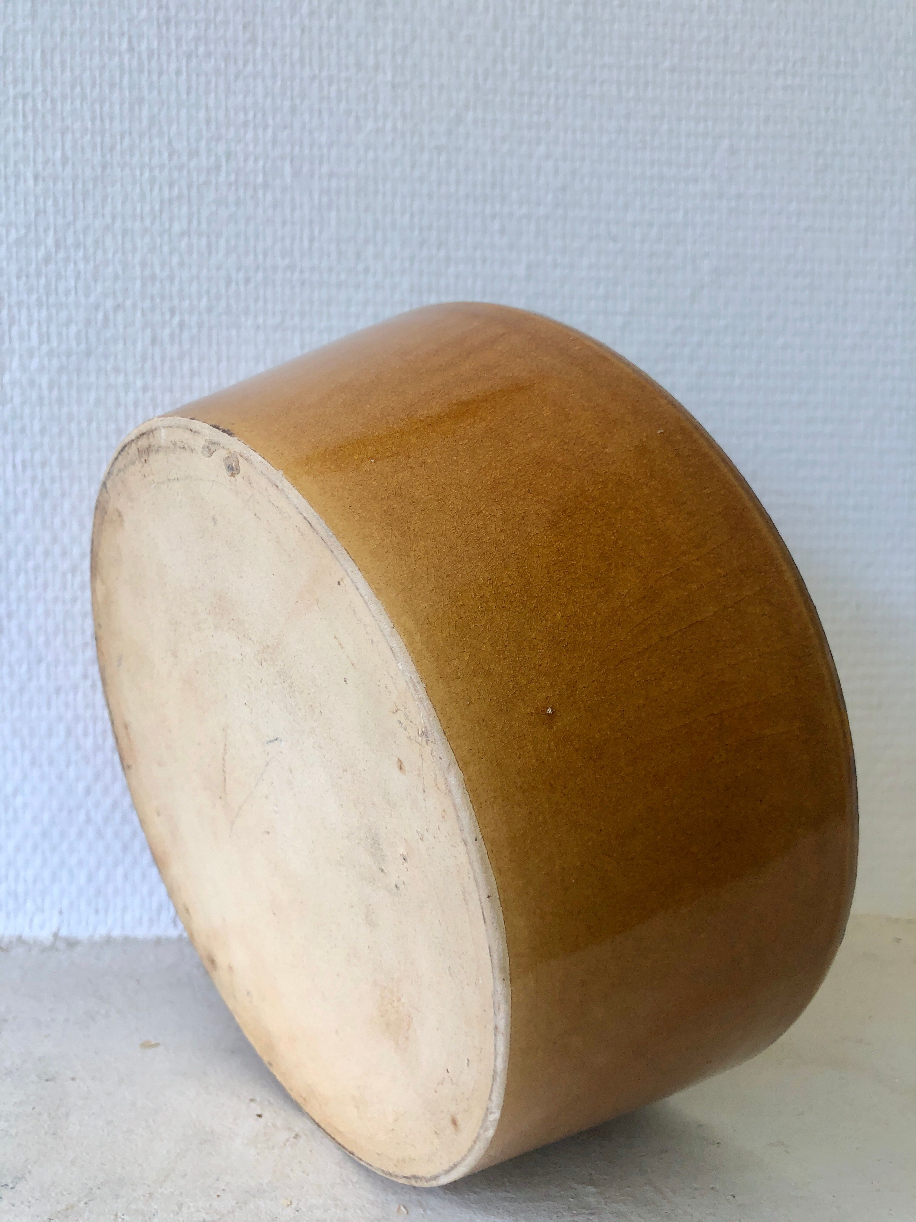 Antique ceramic salad bowl