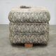 1930s Czech Art Deco Walnut Upholstered Footstool Ottoman
