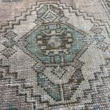 Vintage turkish pastel rug , 97 x 50 cm