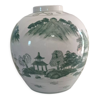 Vase en porcelaine rond