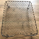 Brass paper storage bench